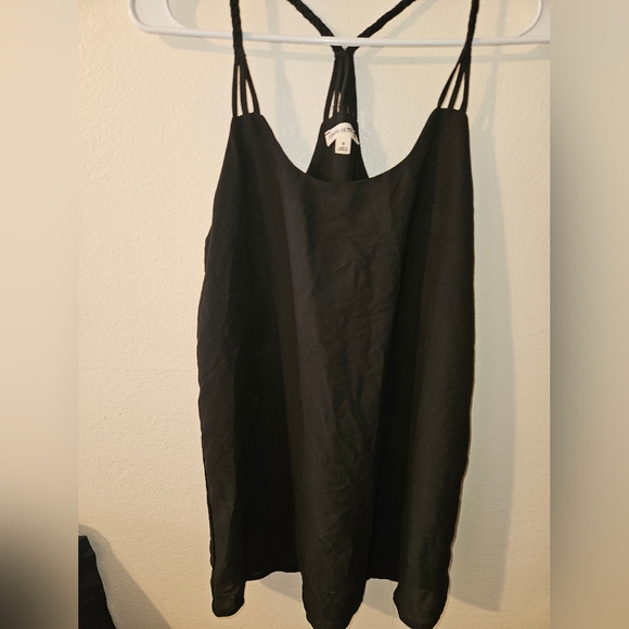 Zenana Outfitters Tops - Zenana Outfitters Womans Sheer Black Sleeveless Blouse Size S